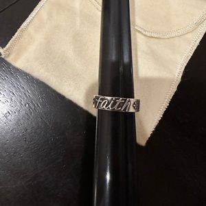 James Avery Faith, Hope, Love ring- retired- size 7